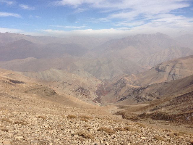 صعود به قله توچال از مسیر دره ایگل - نمایی از دره زیبای ایگل