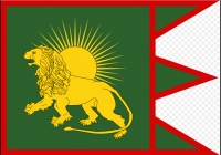 پرچم حکومت پارسی گوی گورکانیان هند