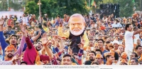 شور هندویی طرفداران نارندار مودی در تتجمع های تبلیغاتی
